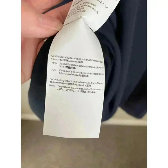 BOSS Danelava Asymmetrical A-Line Dress Size 4 - Picture 10 of 10